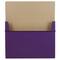 JAM Paper Strong Thick Portfolio Carrying Case with Elastic Band Closure